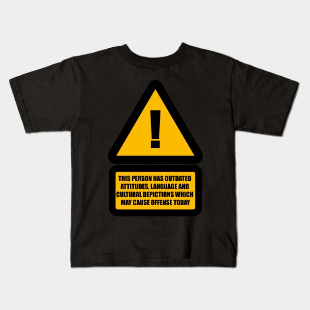 Outdated Kids T-Shirt by Mansemat